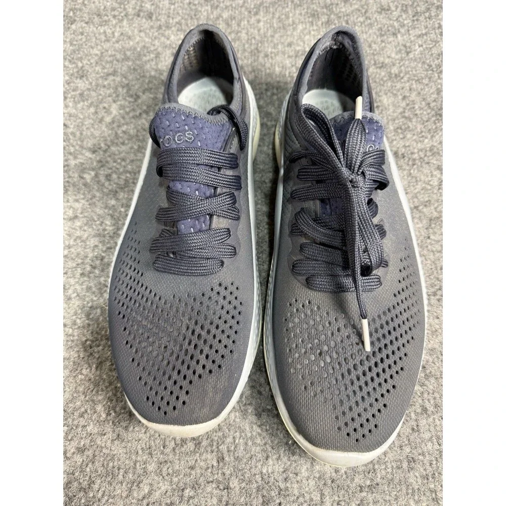 Crocs LiteRide 360 Pacer Sneakers – Women’s W10 – Navy Blue/Grey –Good Condition